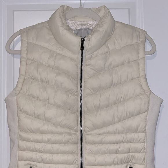 Snobbish Cream Quilted Puffer Vest - Picture 2 of 11